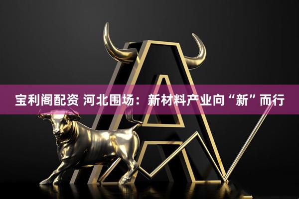 宝利阁配资 河北围场：新材料产业向“新”而行
